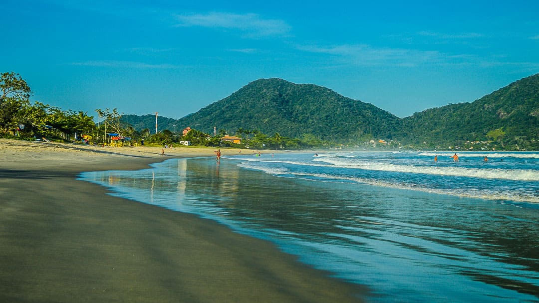 Faixa de areia da Praia da Lagoinha