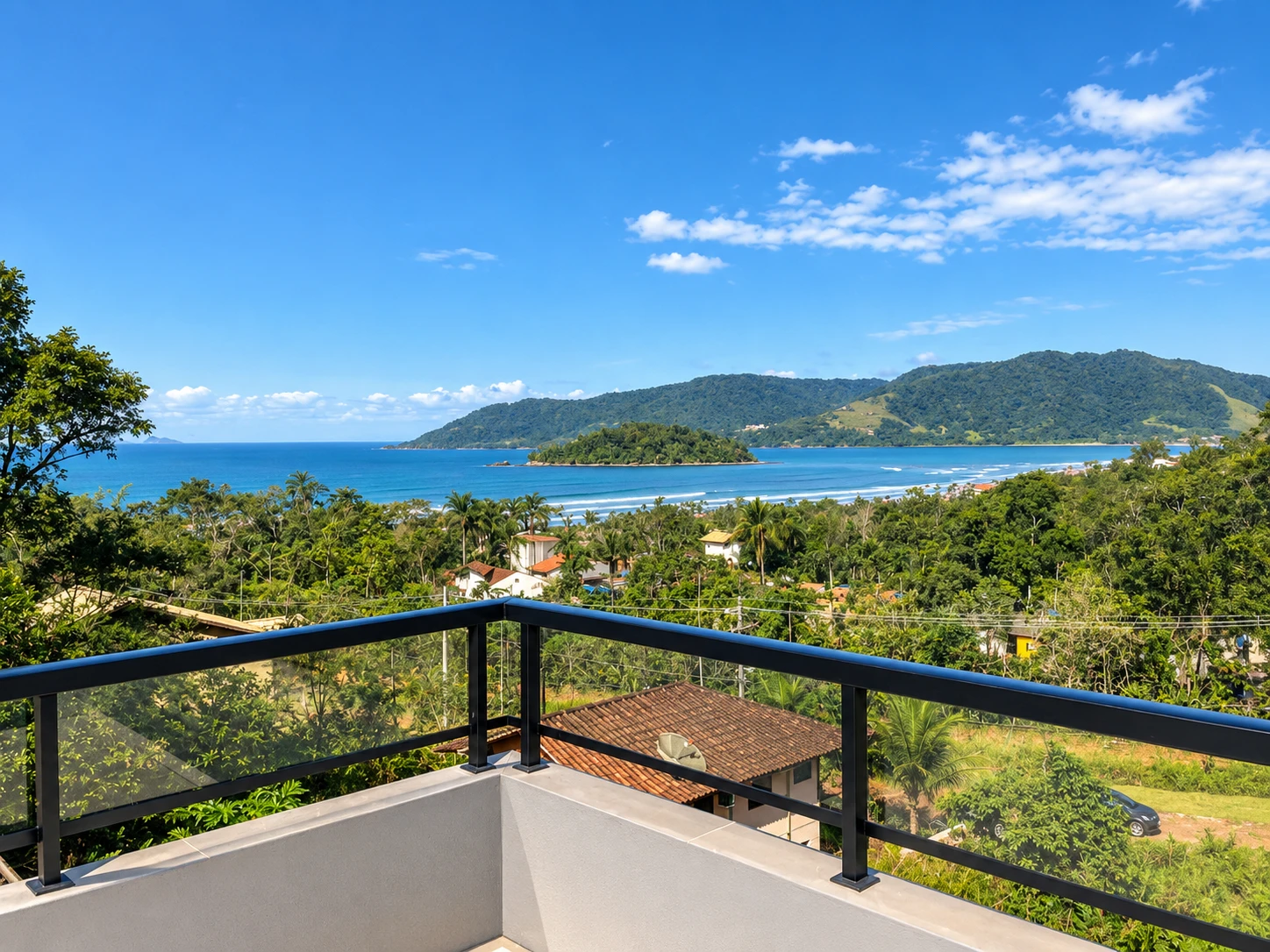 Apartamento mobiliado de 46 m² no SAMOLA, Praia da Lagoinha, Lagoinha, Ubatuba