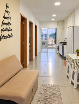 Apartamento de 2 quartos no Residencial Beira Rio III, próximo a Maranduba, Ubatuba, foto 1